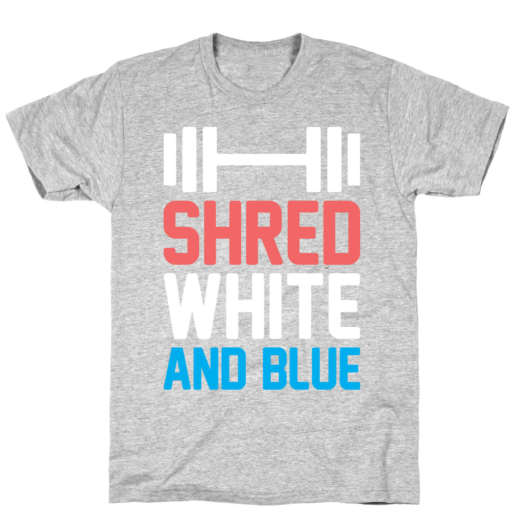 Shred White And Blue T-Shirt