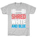 Shred White And Blue T-Shirt