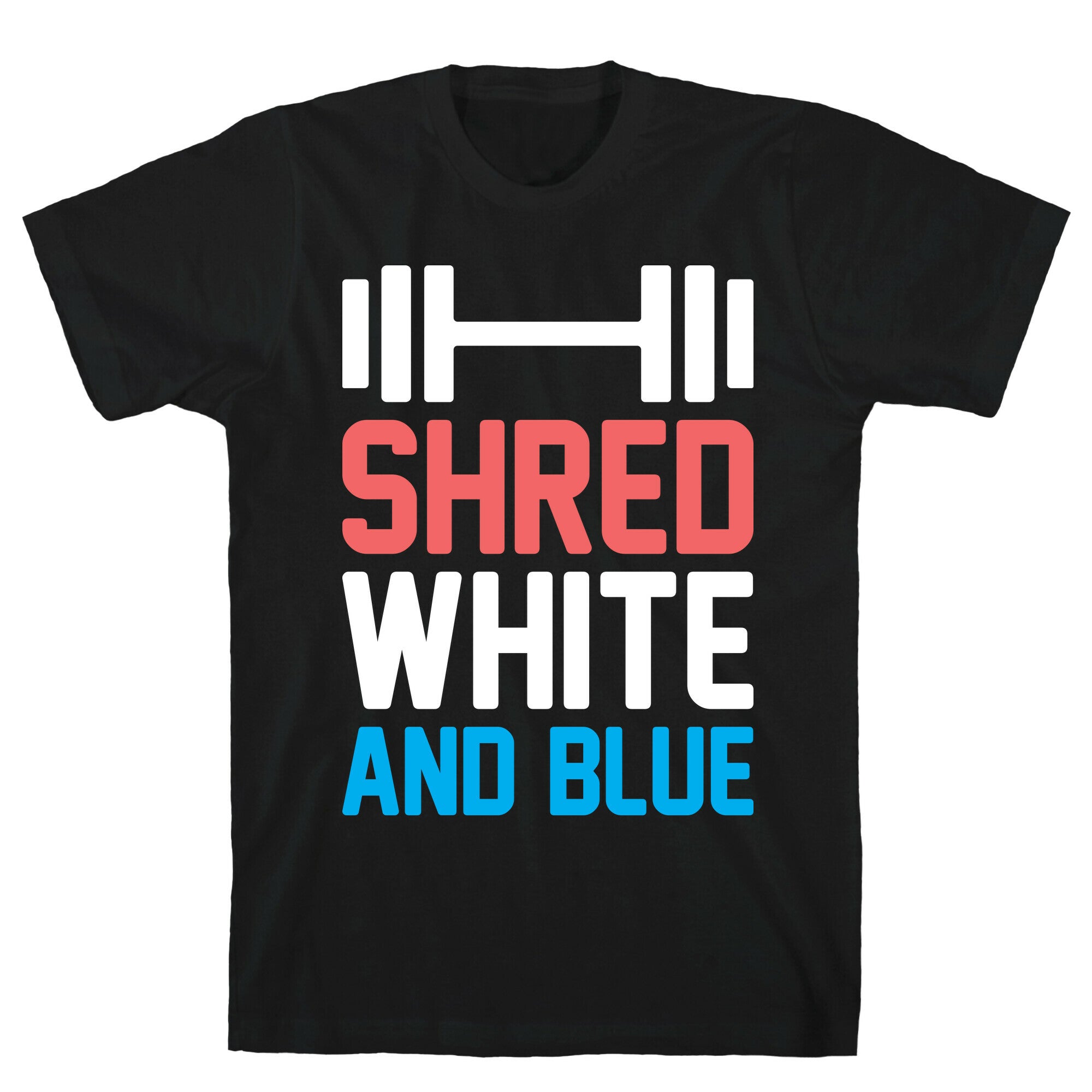 Shred White And Blue T-Shirt
