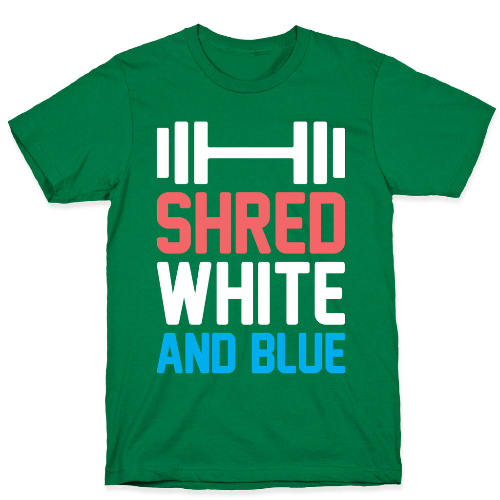 Shred White And Blue T-Shirt