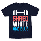 Shred White And Blue T-Shirt