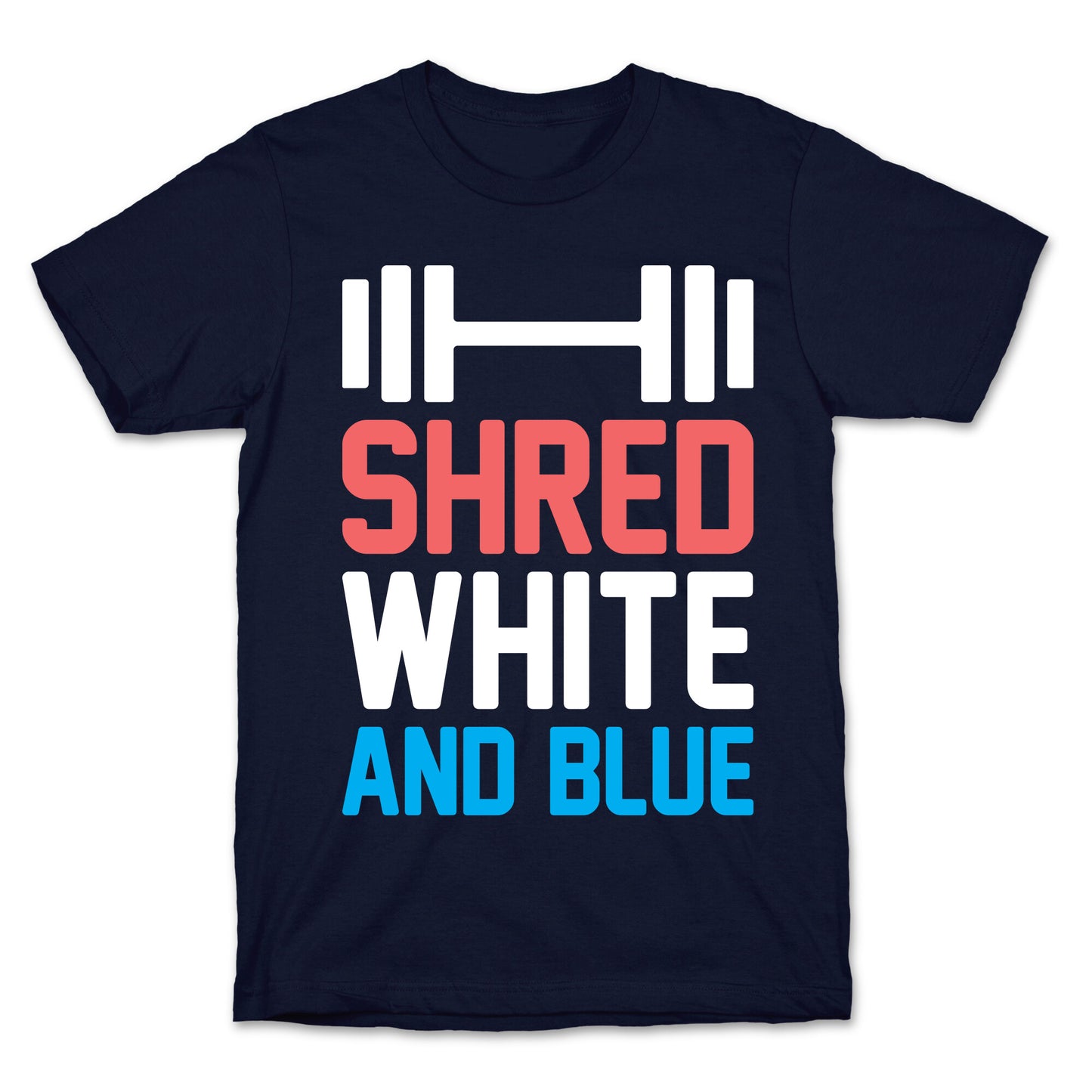 Shred White And Blue T-Shirt