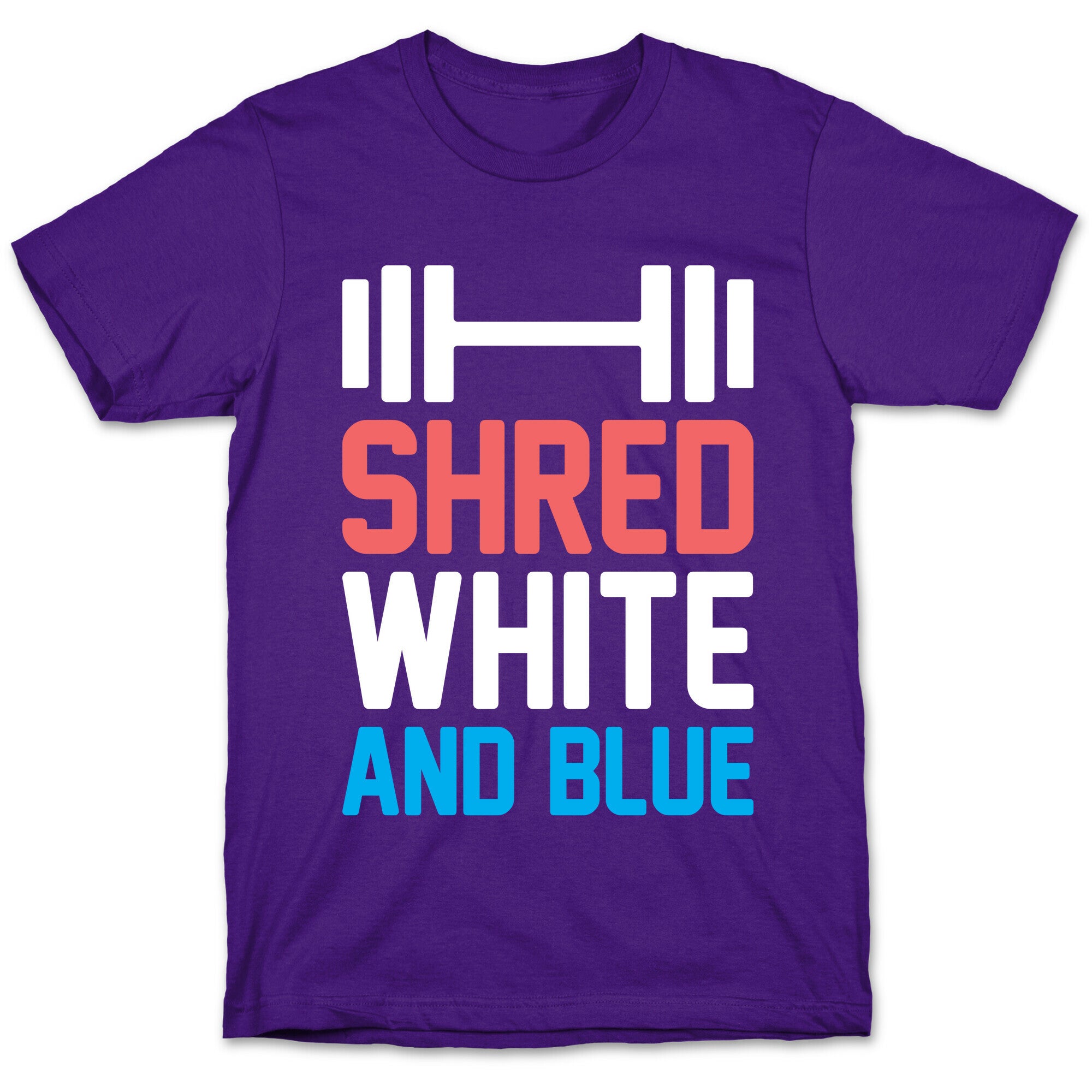 Shred White And Blue T-Shirt