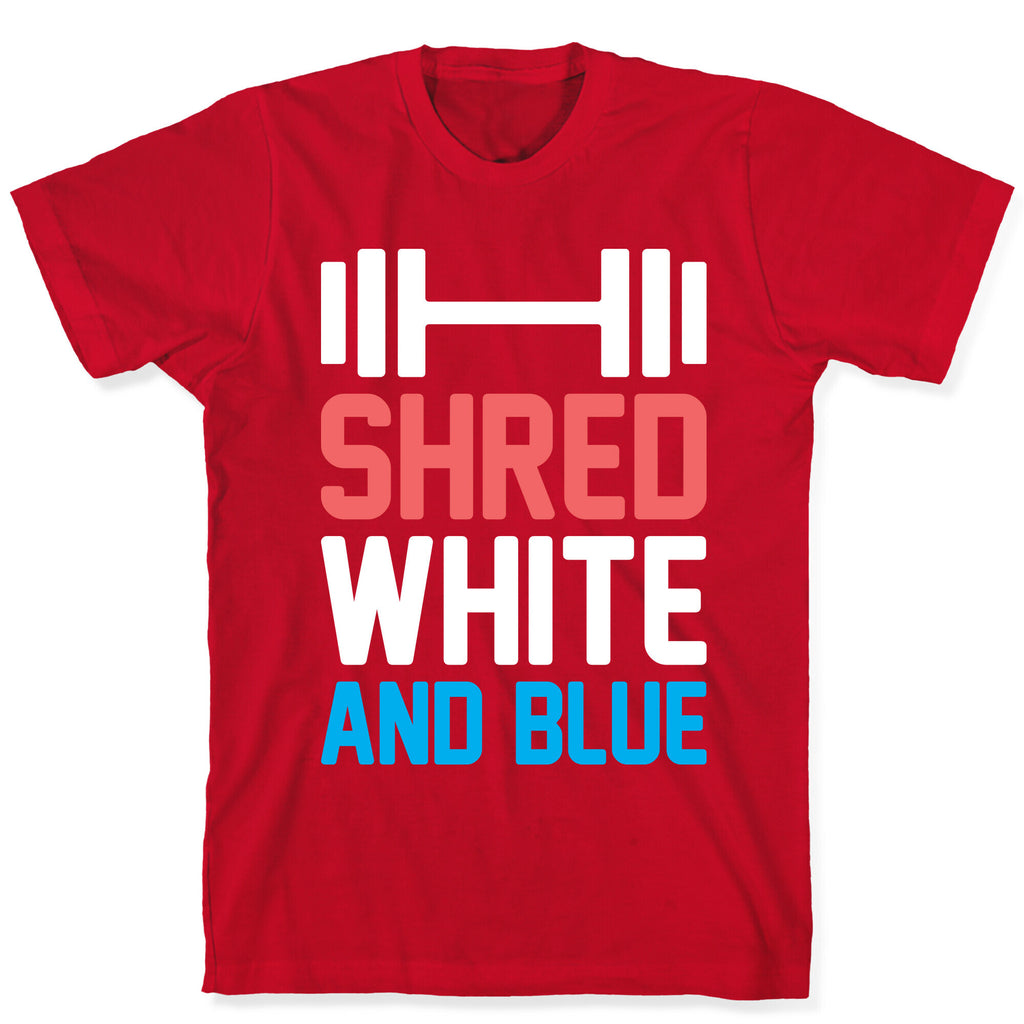 Shred White And Blue T-Shirt