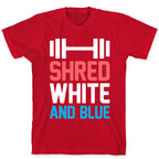 Shred White And Blue T-Shirt