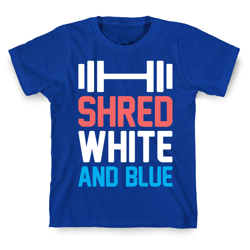 Shred White And Blue T-Shirt