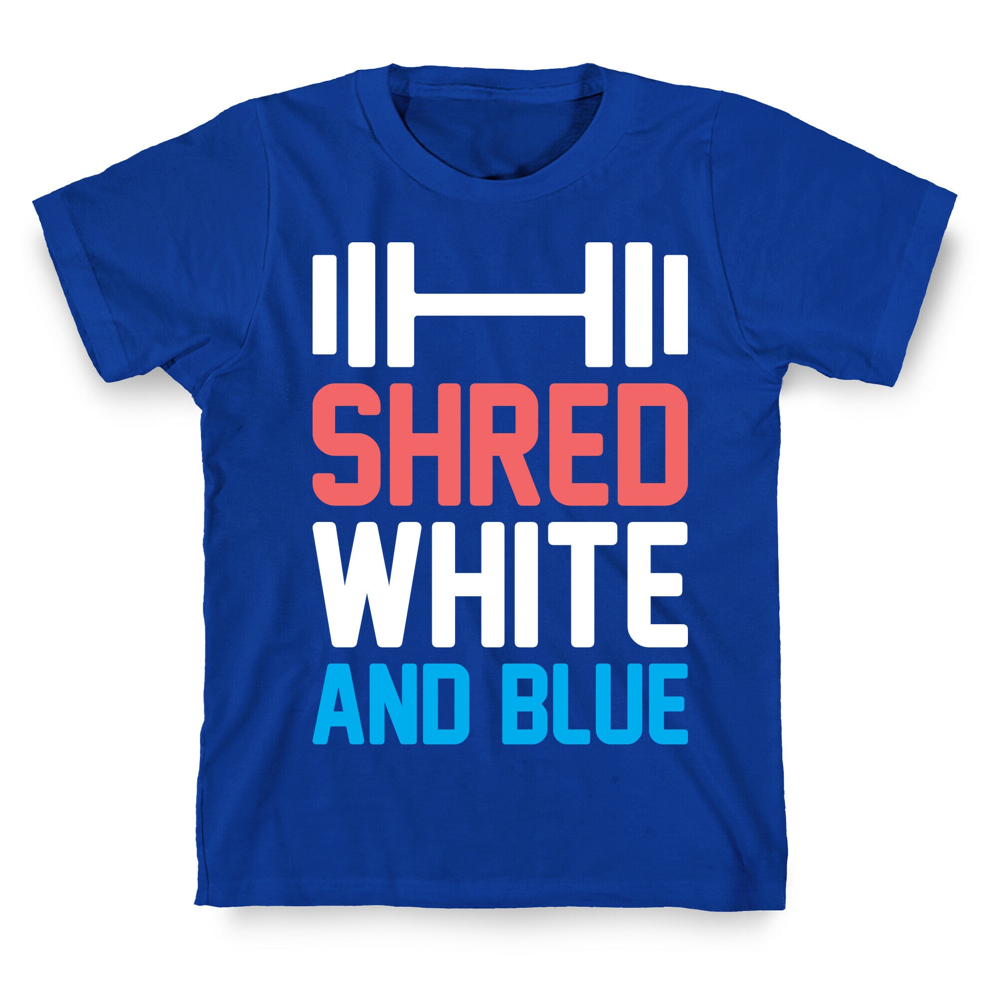 Shred White And Blue T-Shirt