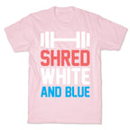 Shred White And Blue T-Shirt