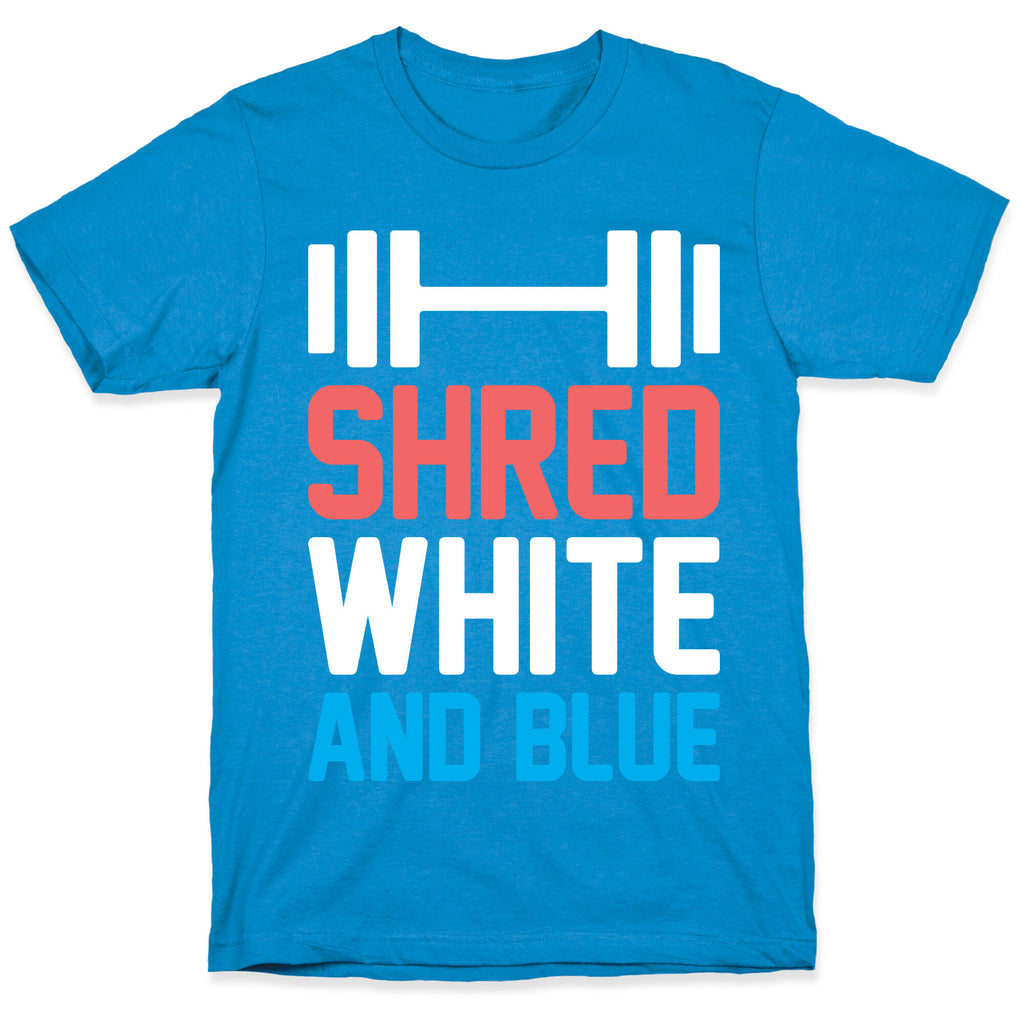 Shred White And Blue T-Shirt