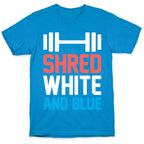 Shred White And Blue T-Shirt