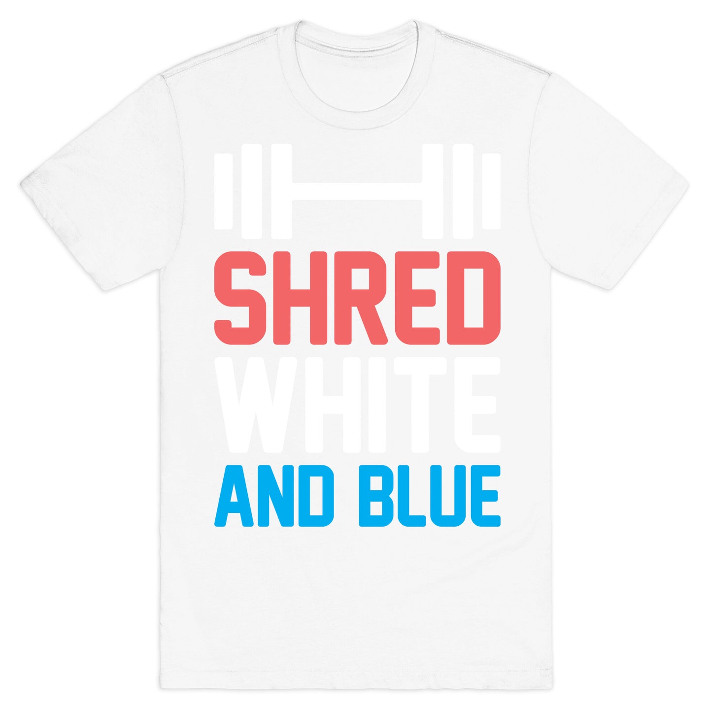 Shred White And Blue T-Shirt