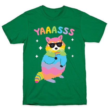 Yas Rainbow Raccoon T-Shirt