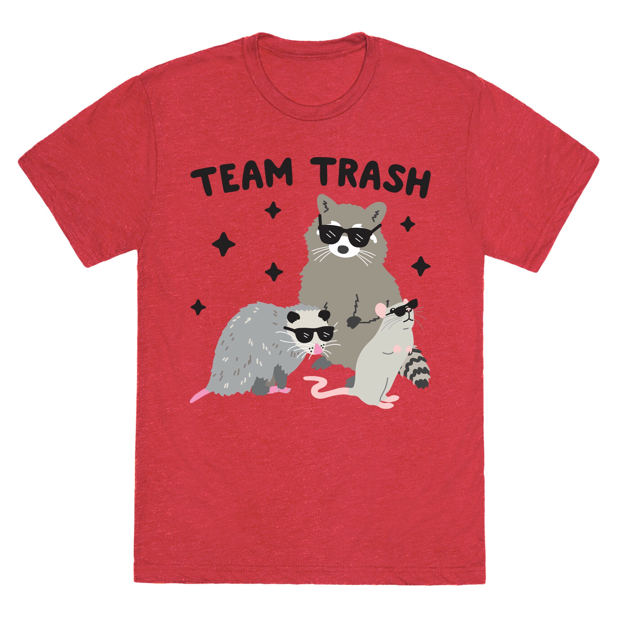 Team Trash Opossum Raccoon Rat Unisex Triblend Tee