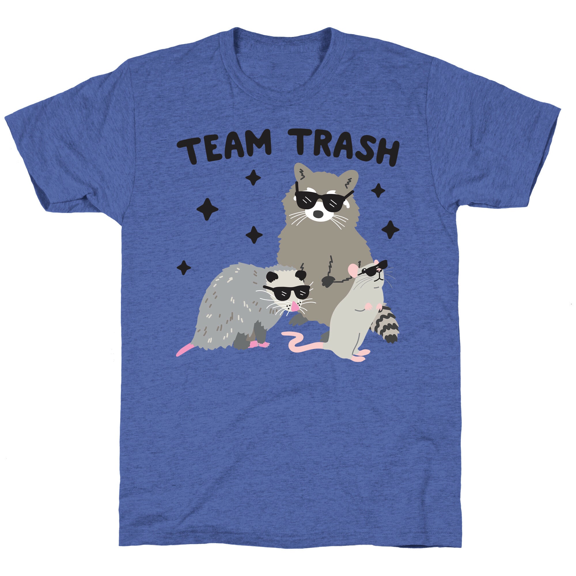 Team Trash Opossum Raccoon Rat Unisex Triblend Tee