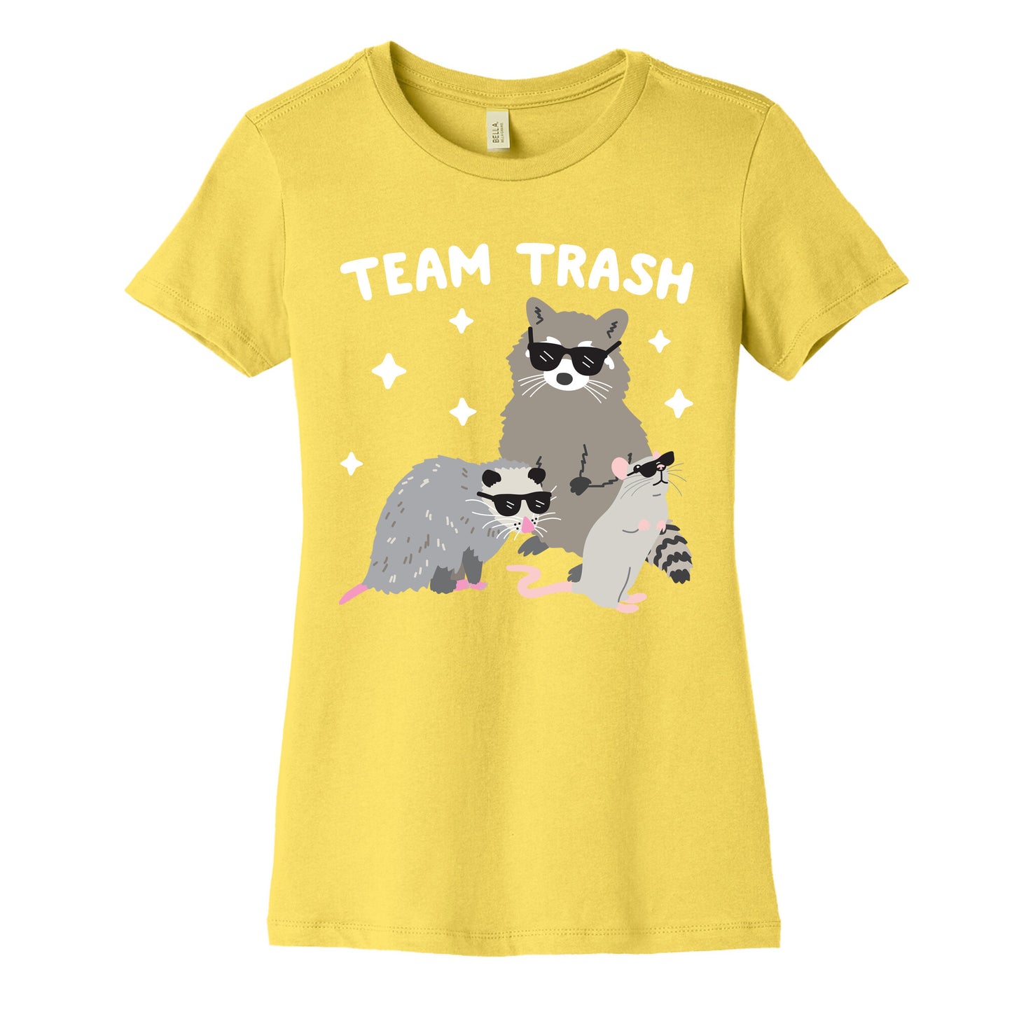 Team Trash Opossum Raccoon Rat Women's Cotton Tee