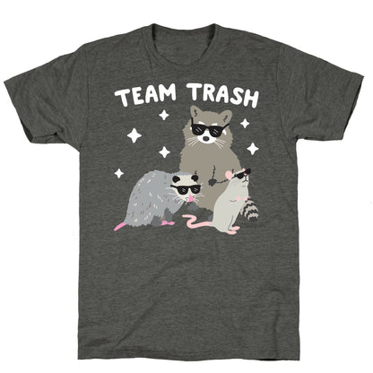 Team Trash Opossum Raccoon Rat Unisex Triblend Tee