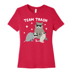 Team Trash Opossum Raccoon Rat Women's Cotton Tee