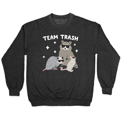 Team Trash Opossum Raccoon Rat Crewneck Sweatshirt