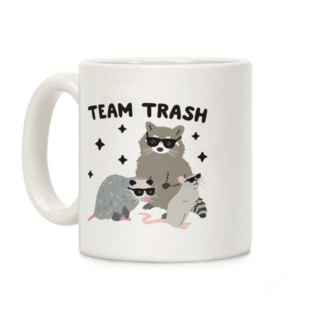 Team Trash Opossum Raccoon Rat Coffee Mug