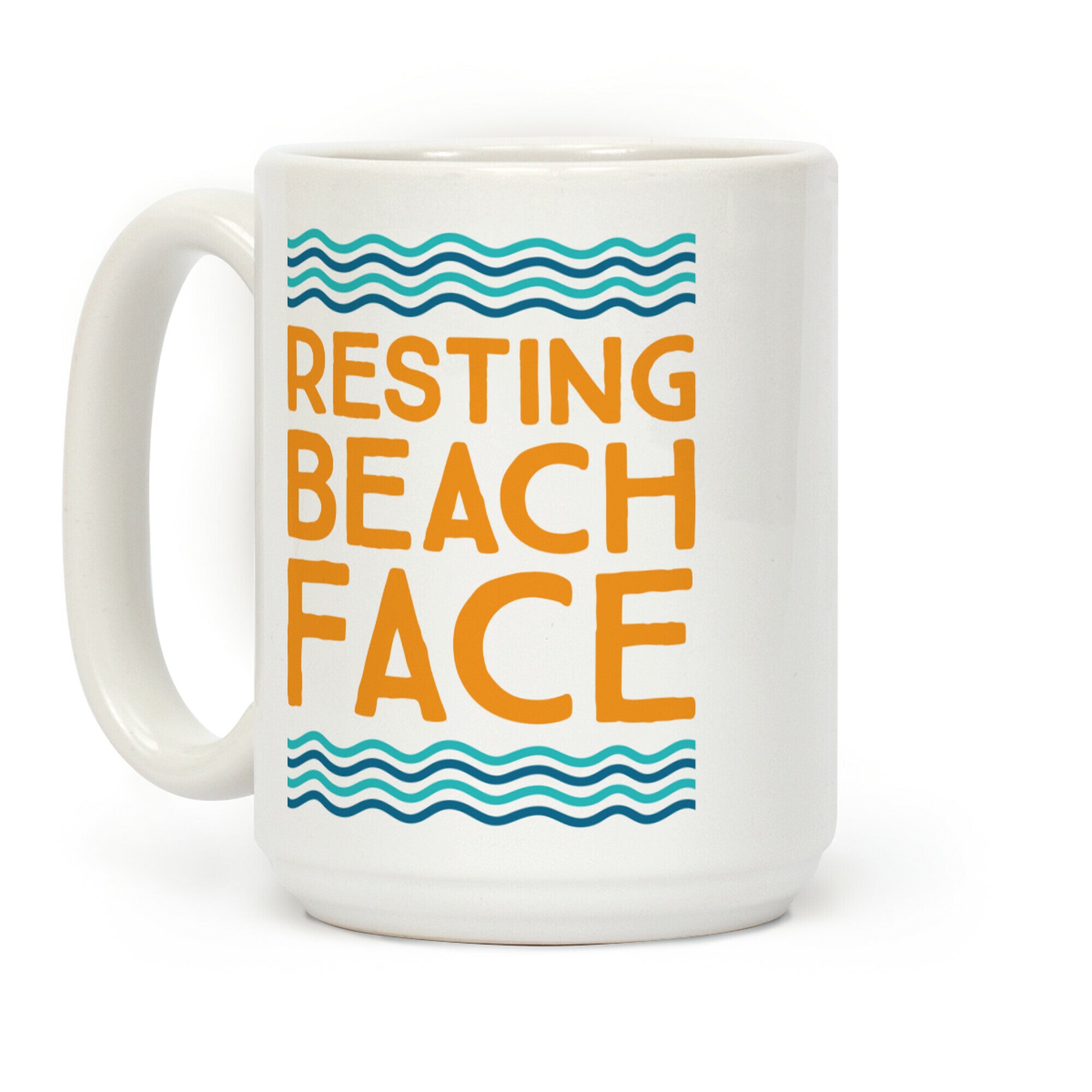 Resting Beach Face Coffee Mug