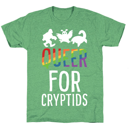 Queer for Cryptids Unisex Triblend Tee