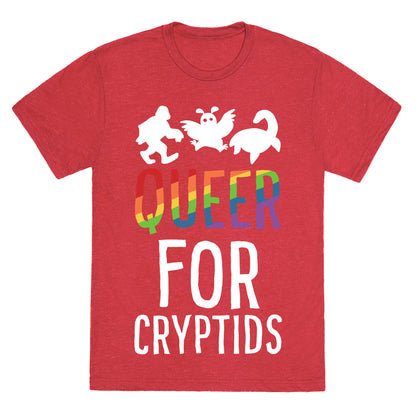 Queer for Cryptids Unisex Triblend Tee