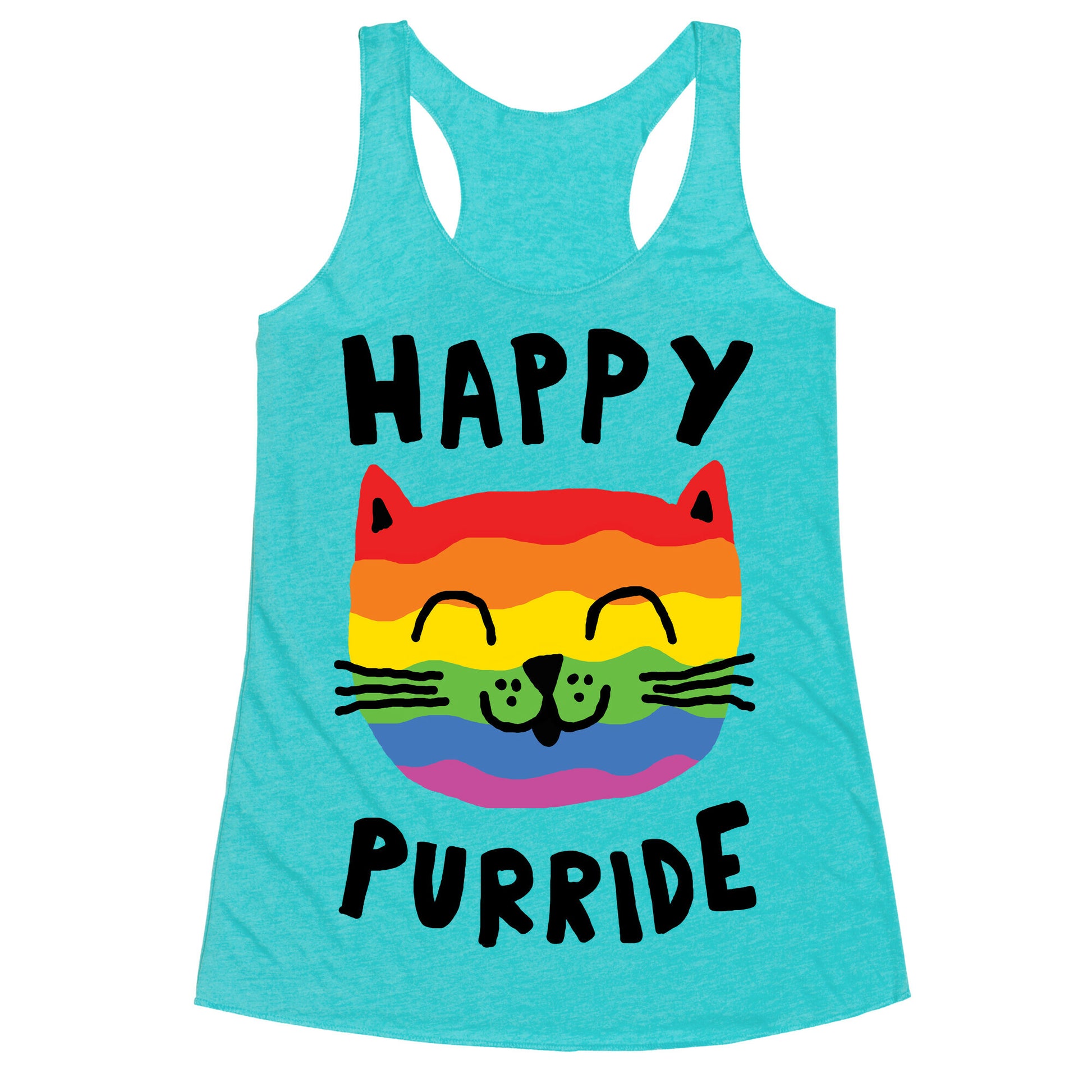 Happy Purride Racerback Tank