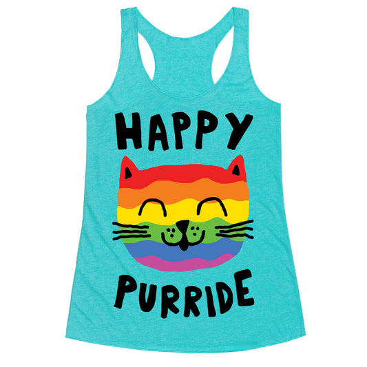 Happy Purride Racerback Tank
