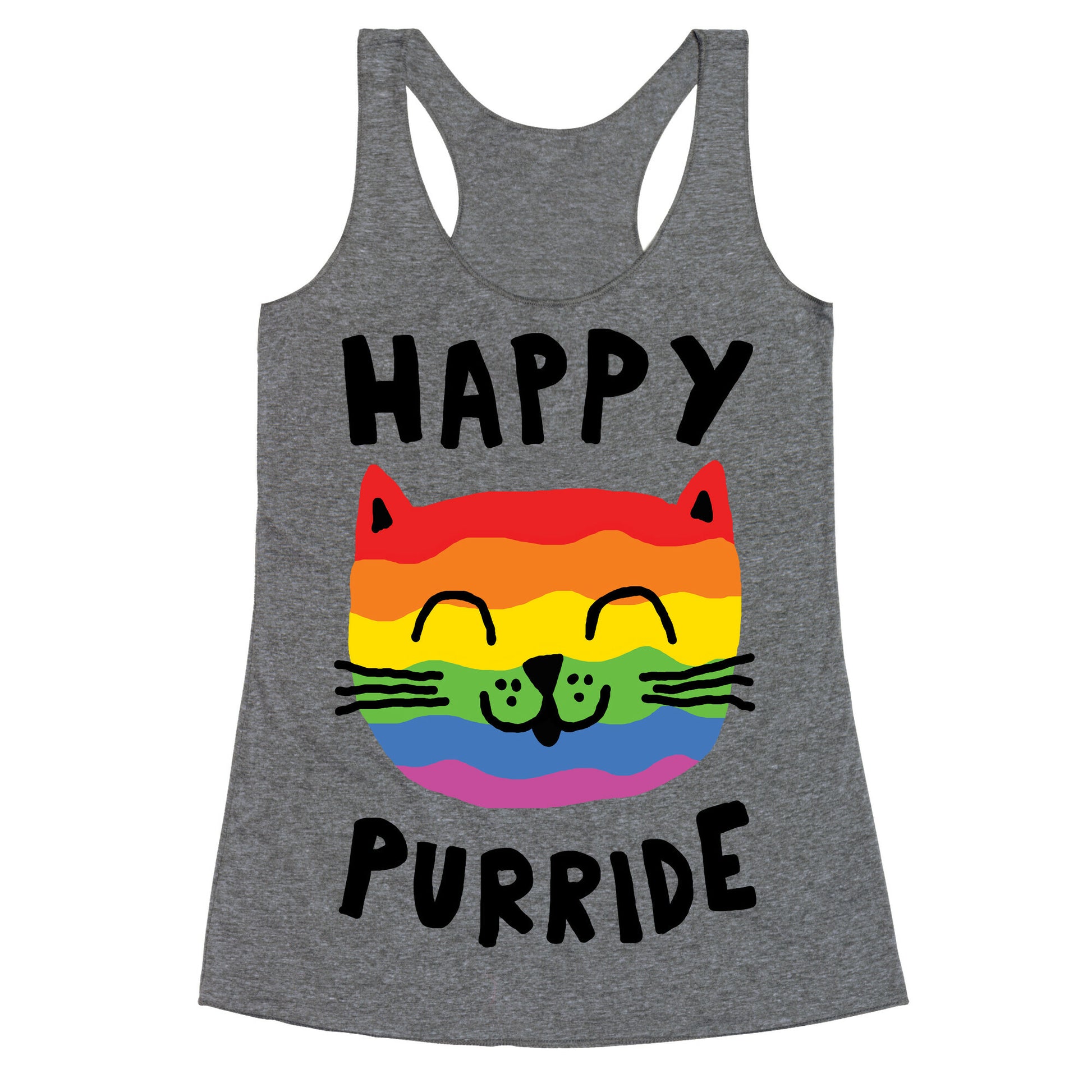 Happy Purride Racerback Tank