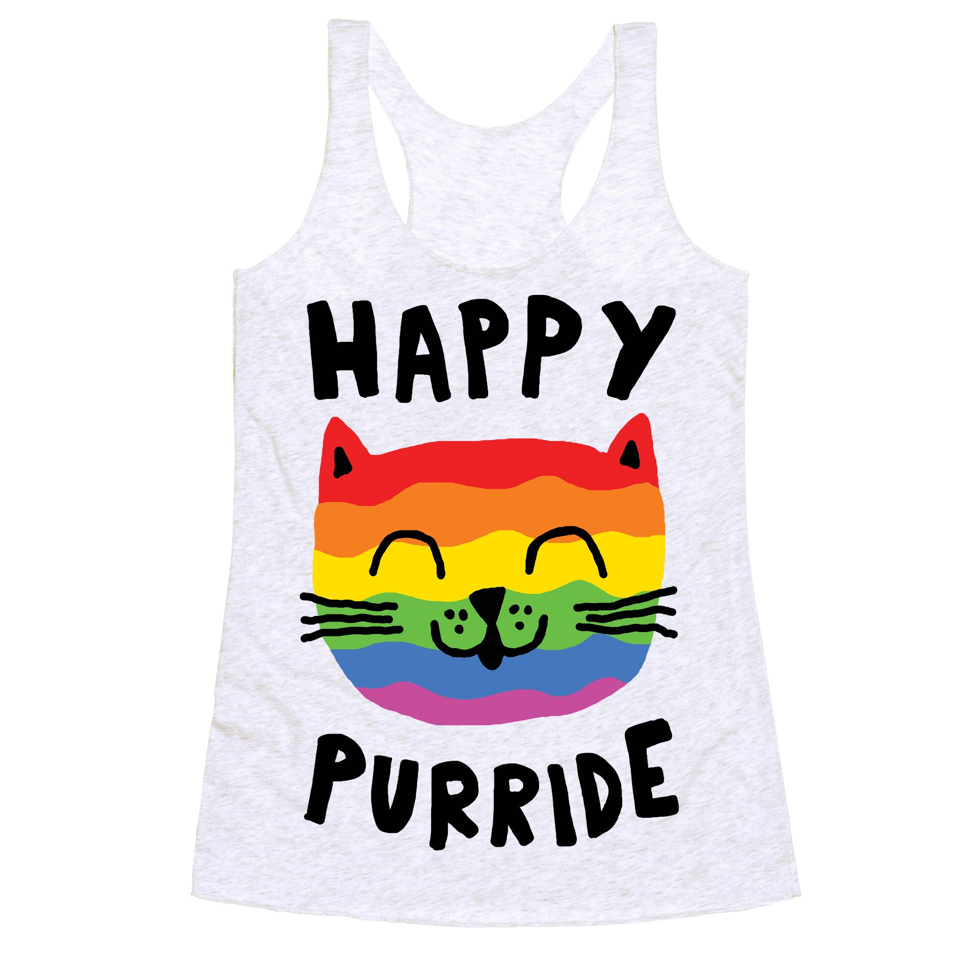 Happy Purride Racerback Tank