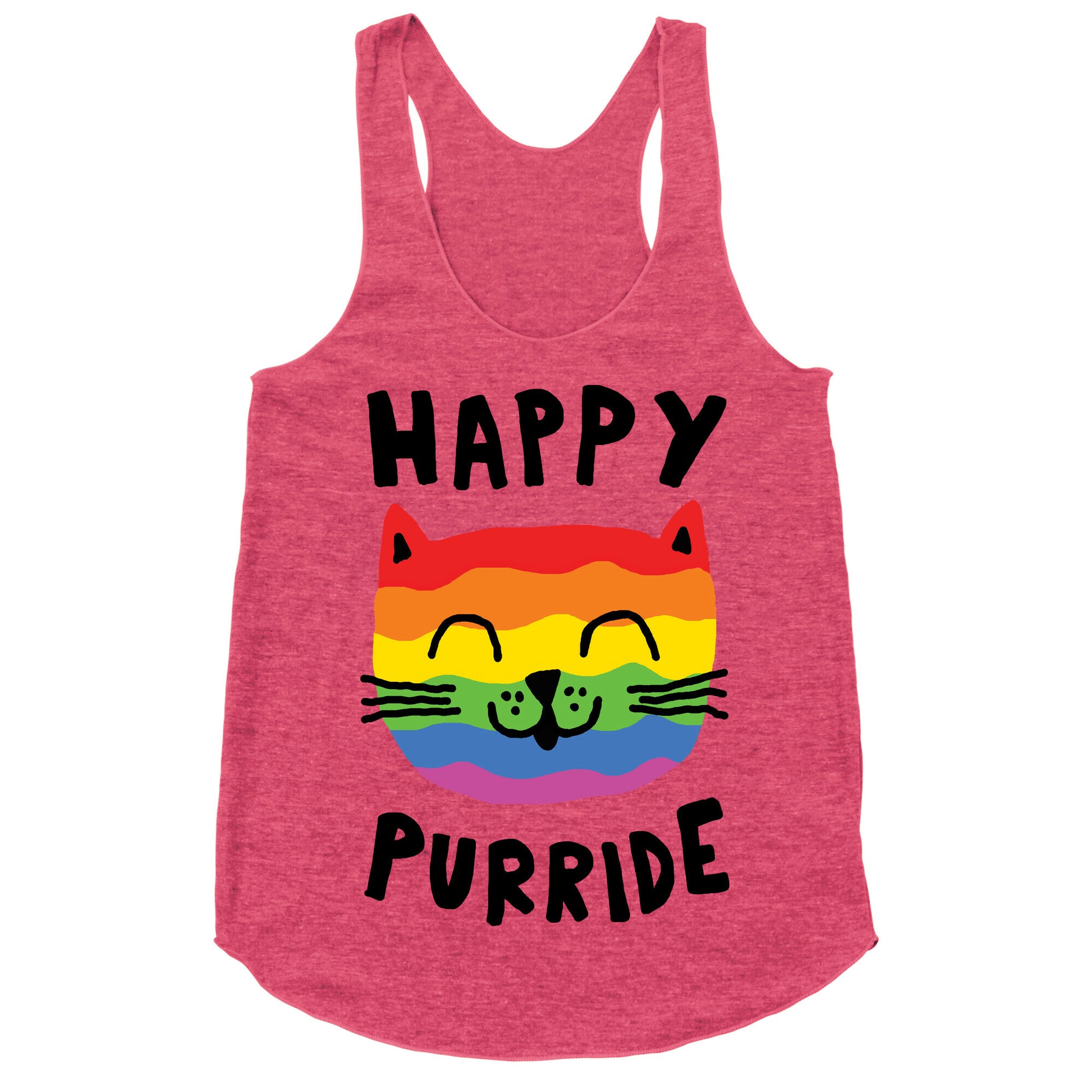 Happy Purride Racerback Tank