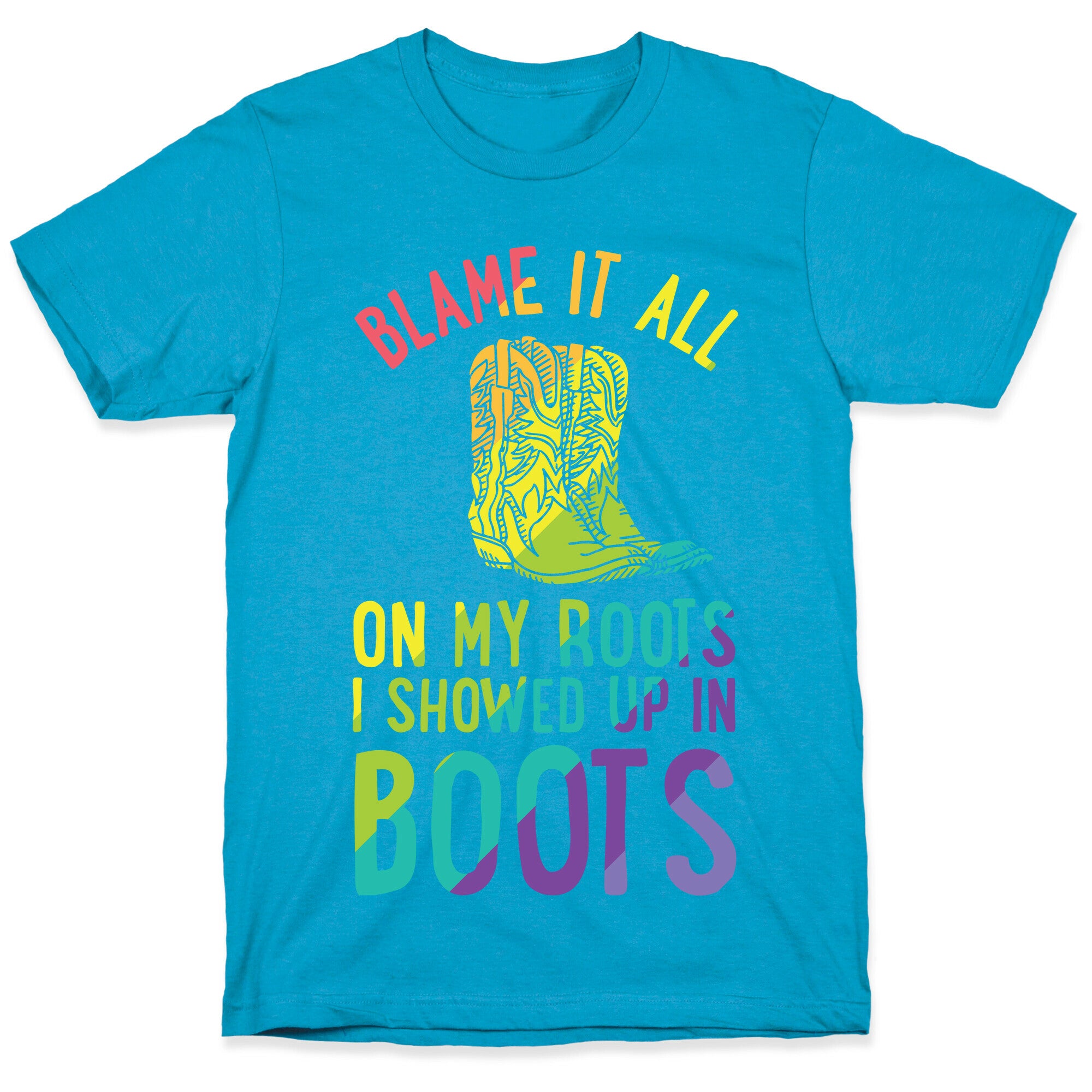 Blame It All On My Roots LGBTQ+ Unisex Triblend Tee