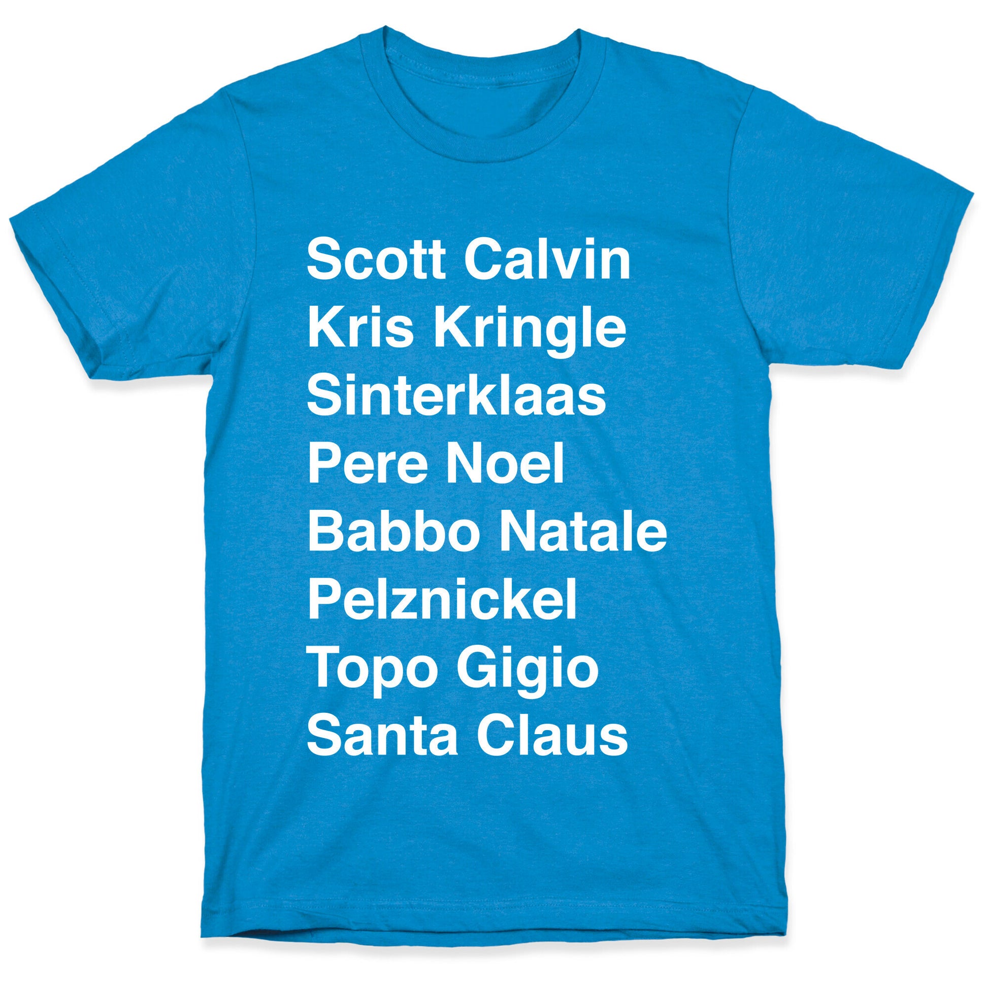 Santa List (White Ink) T-Shirt