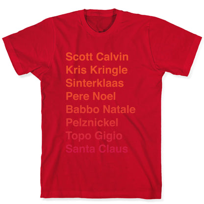 Santa List T-Shirt