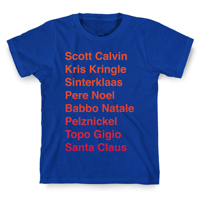 Santa List T-Shirt