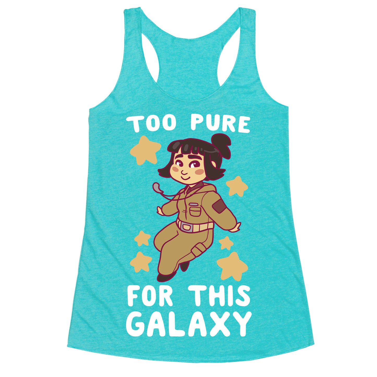 Too Pure For This Galaxy - Rose Tico Racerback Tank