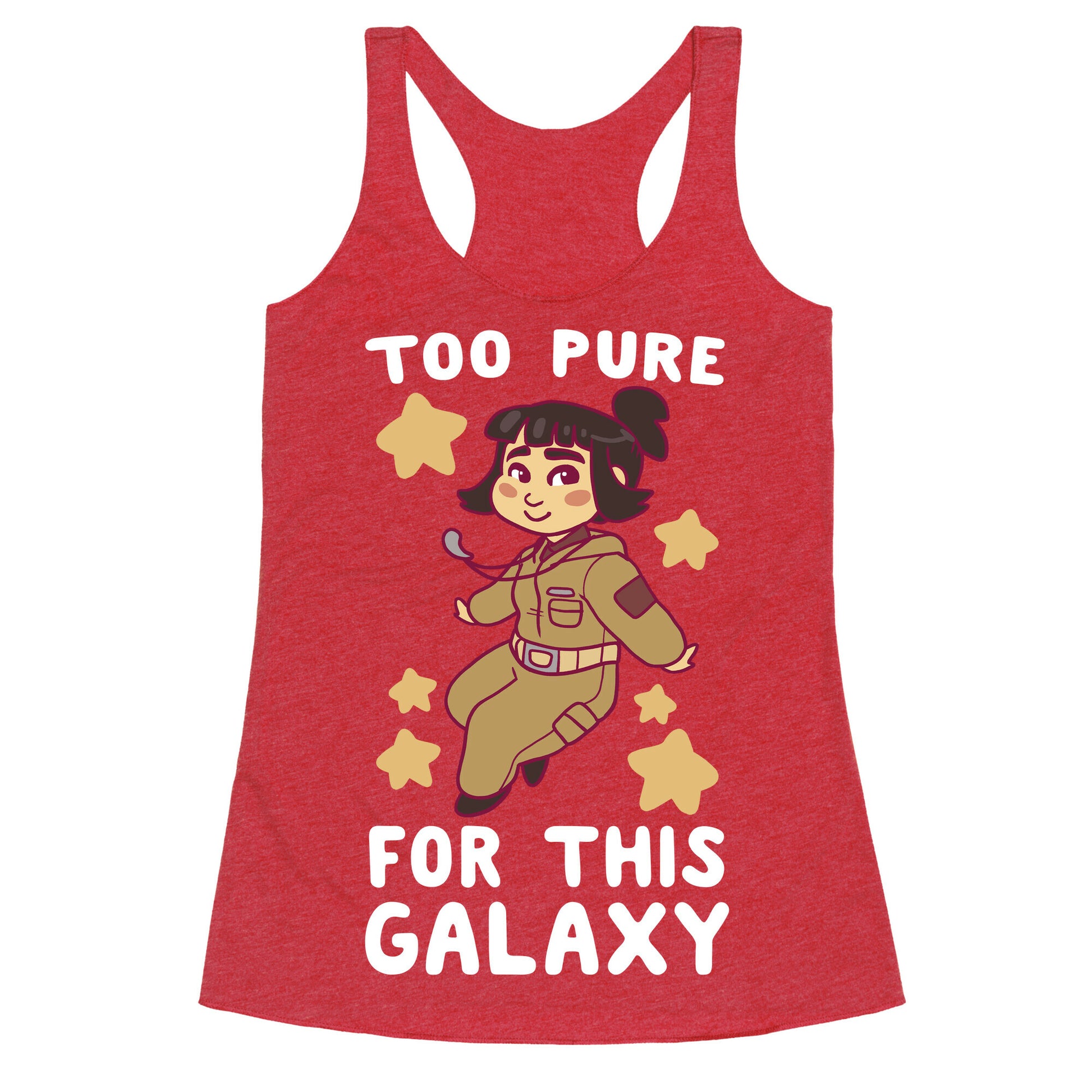 Too Pure For This Galaxy - Rose Tico Racerback Tank