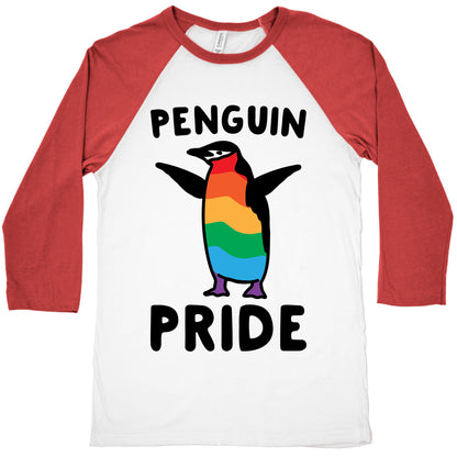 Penguin Pride  Baseball Tee