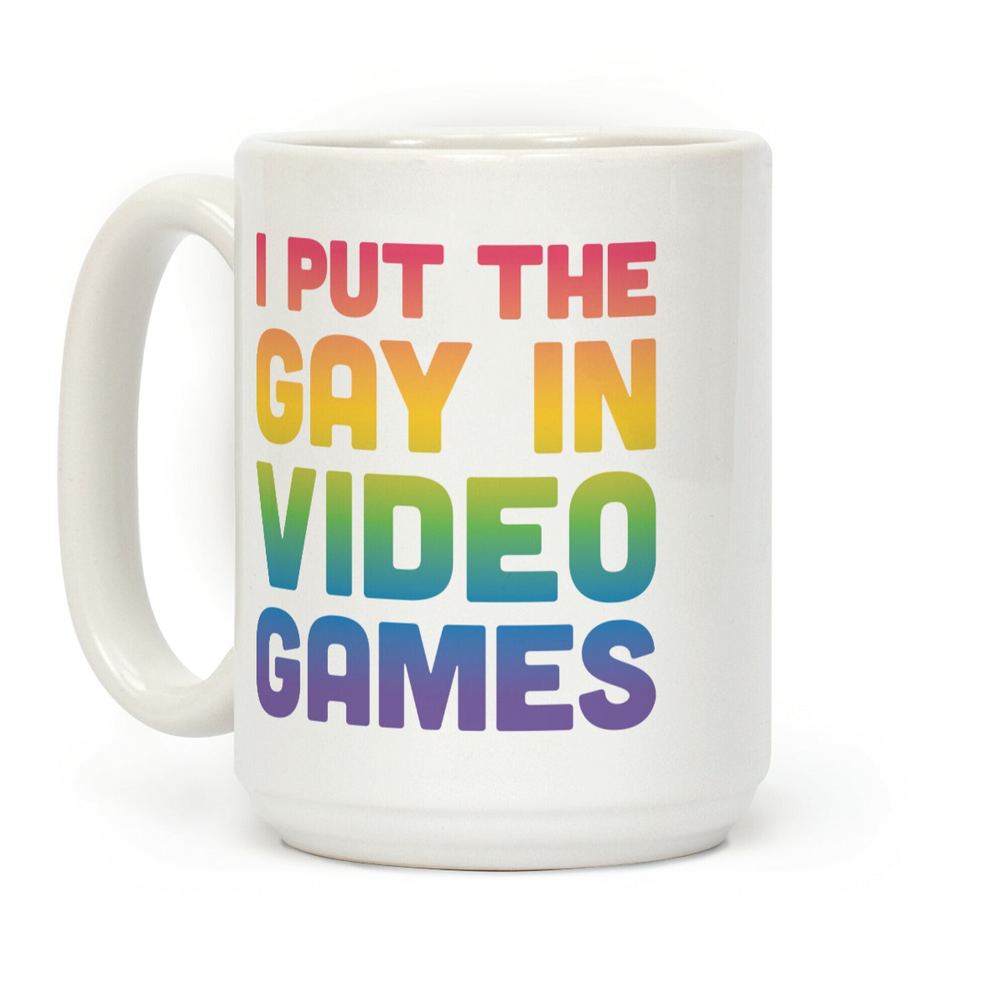 I Put The Gay In Video Games Coffee Mug