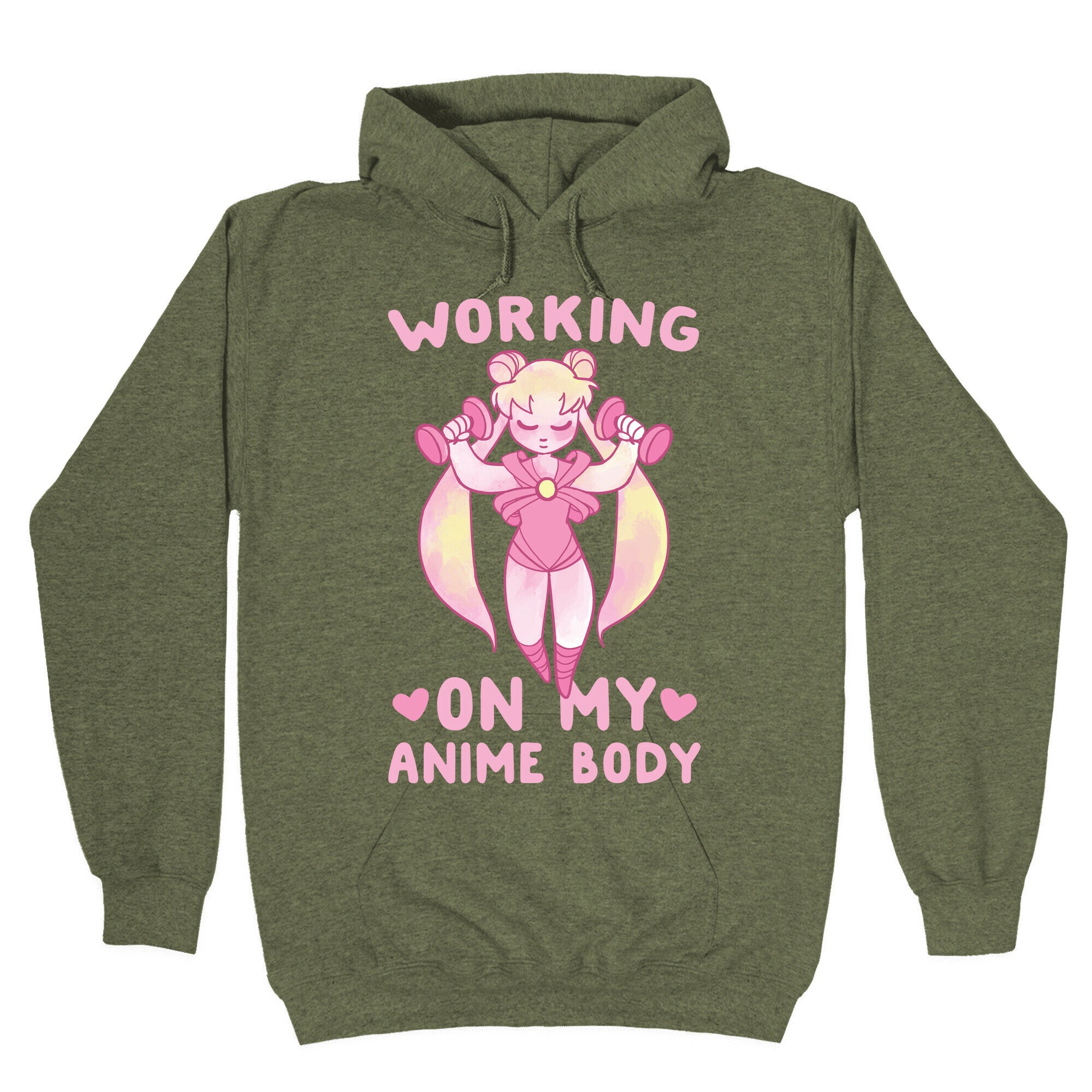 Working on my Anime Body Hoodie