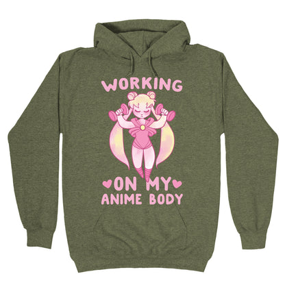 Working on my Anime Body Hoodie