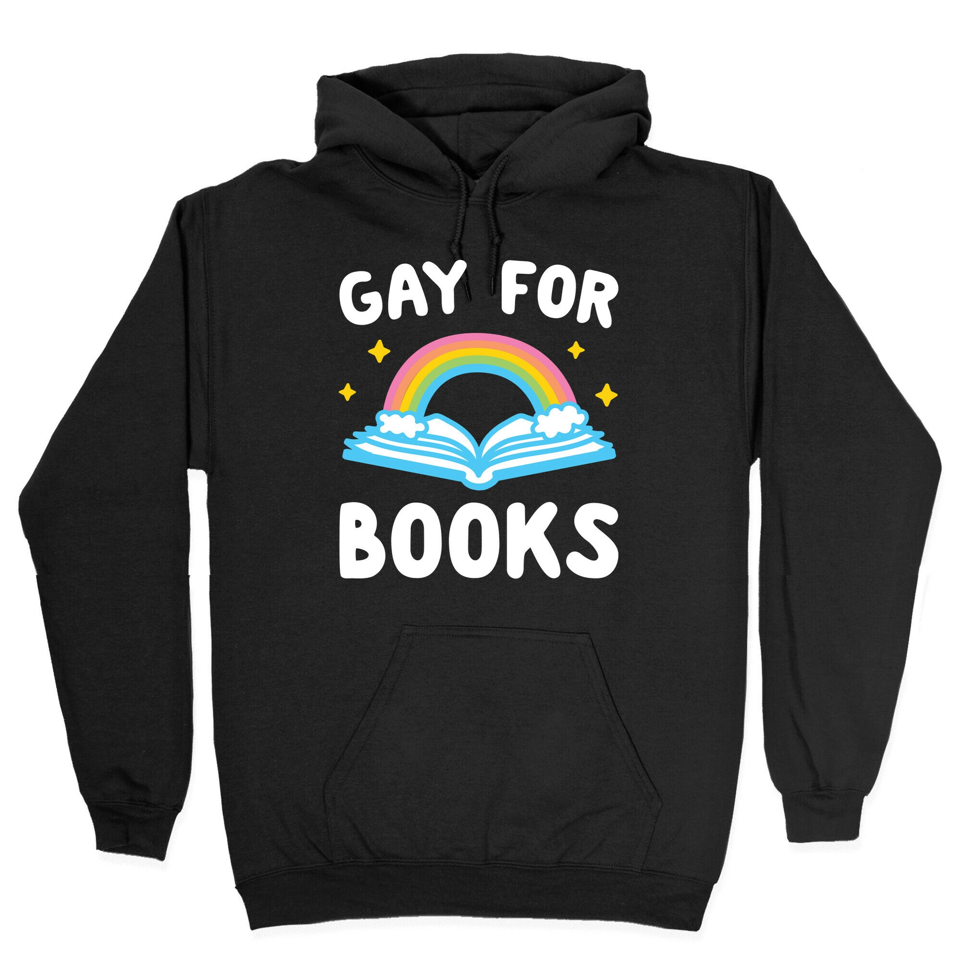 Gay For Books Hoodie