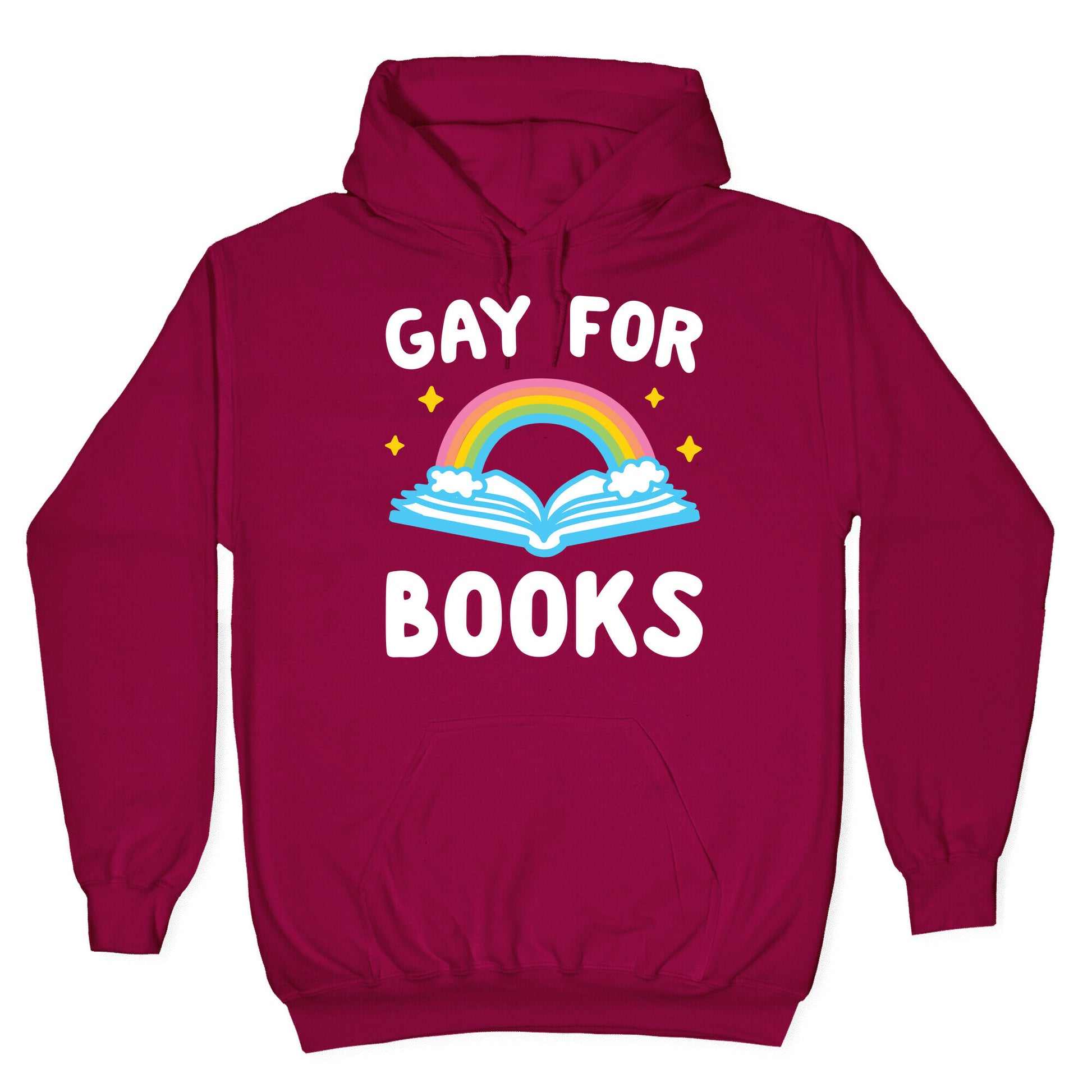 Gay For Books Hoodie