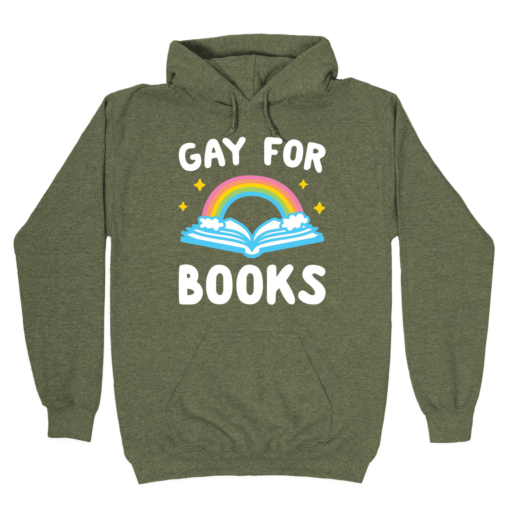 Gay For Books Hoodie