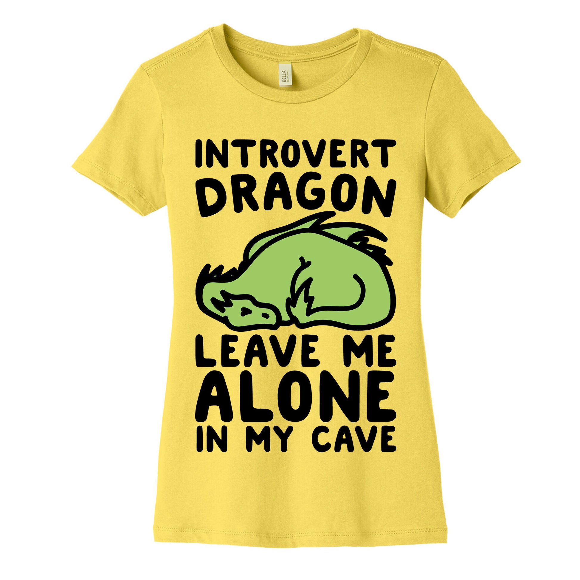 Introvert Dragon  Women's Cotton Tee