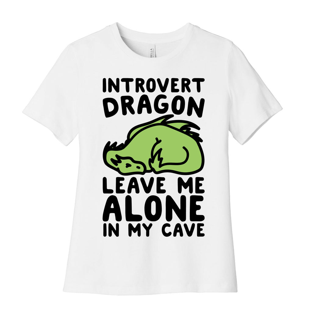 Introvert Dragon  Women's Cotton Tee