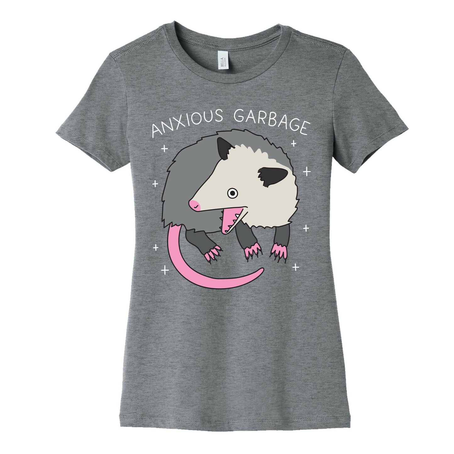 Anxious Garbage Opossum Women's Cotton Tee