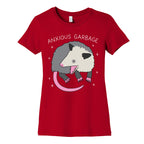 Anxious Garbage Opossum Women's Cotton Tee