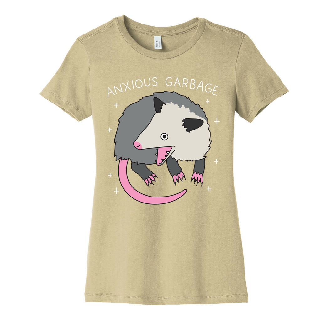 Anxious Garbage Opossum Women's Cotton Tee