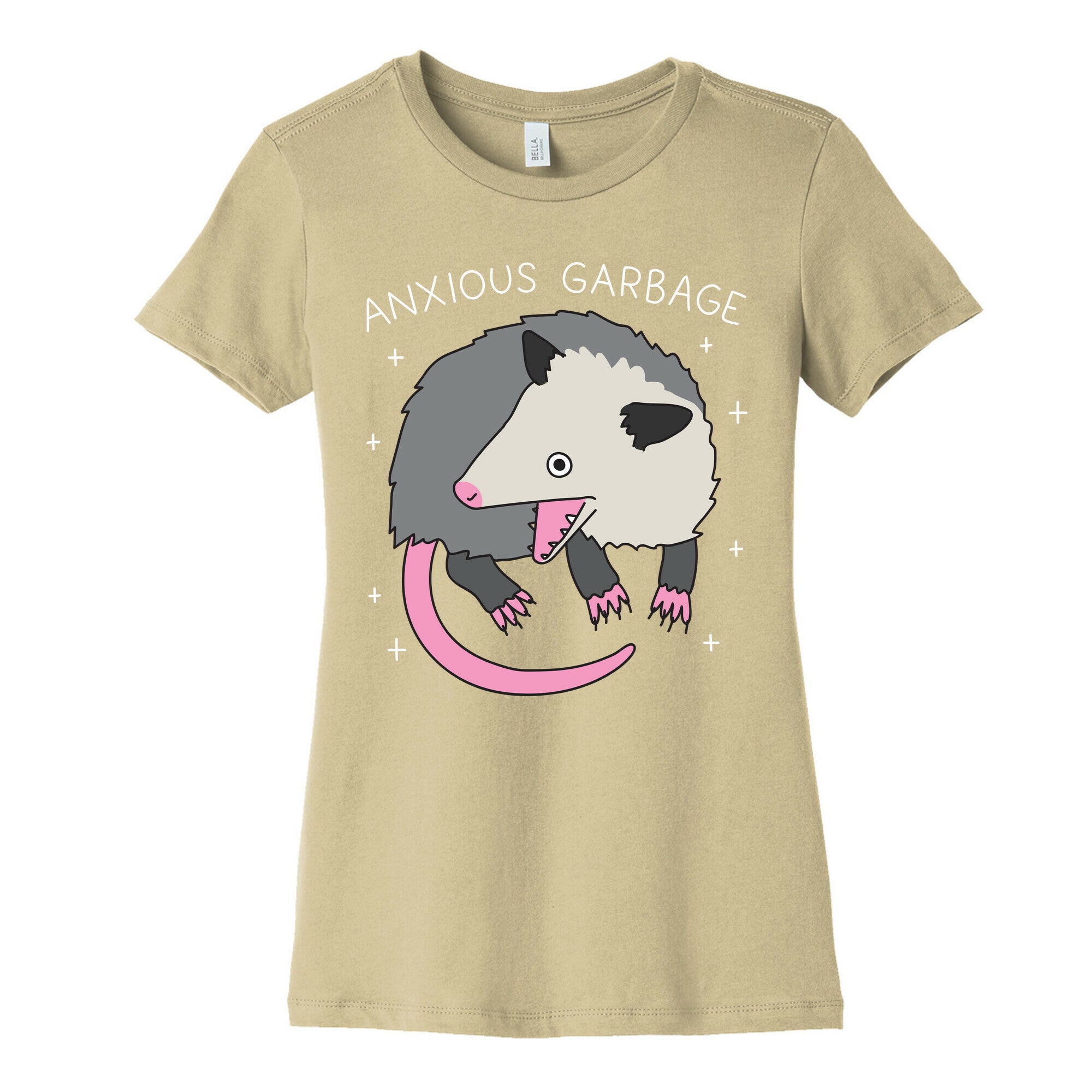 Anxious Garbage Opossum Women's Cotton Tee